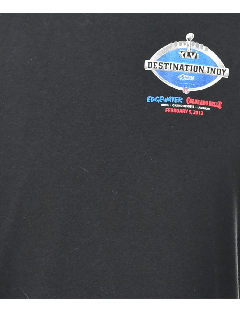 NFL XLV Destination INY Sports T-shirt - L