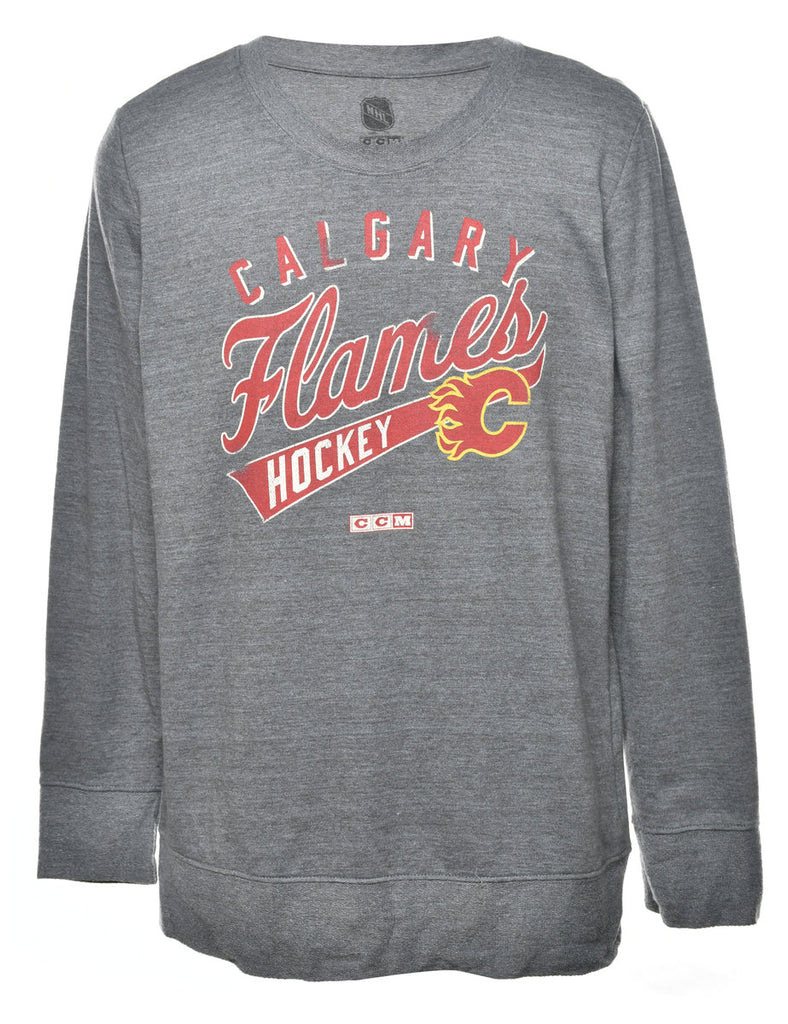 NHL Sports Sweatshirt - L