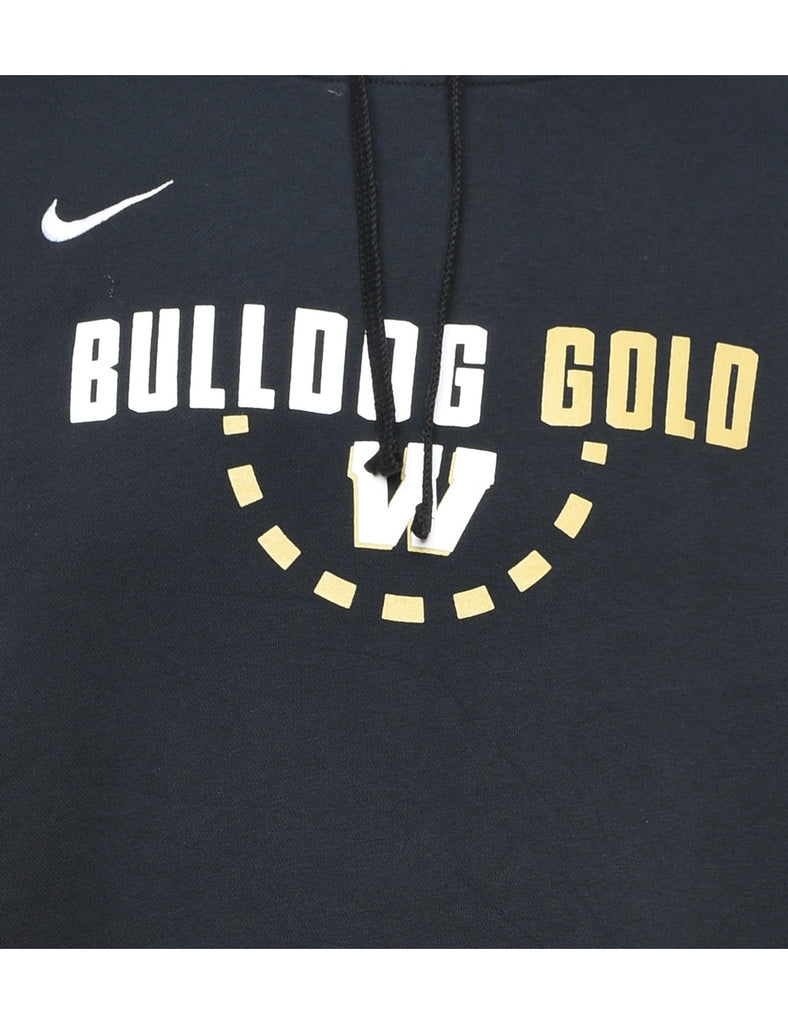 Nike Bulldog Gold Printed Hoodie - XL