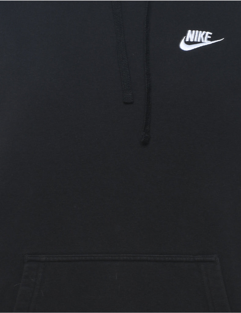 Nike Hooded Black Embroidered Sweatshirt - S