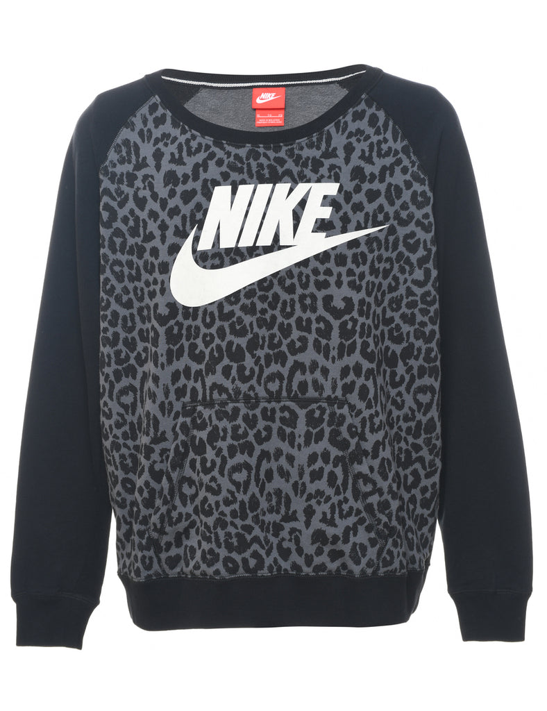 Nike Leopard Print Sweatshirt  - XL