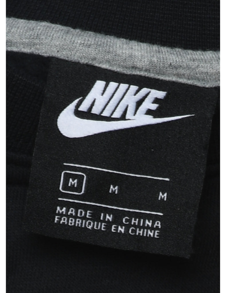 Nike Printed Black & White Sweatshirt - M