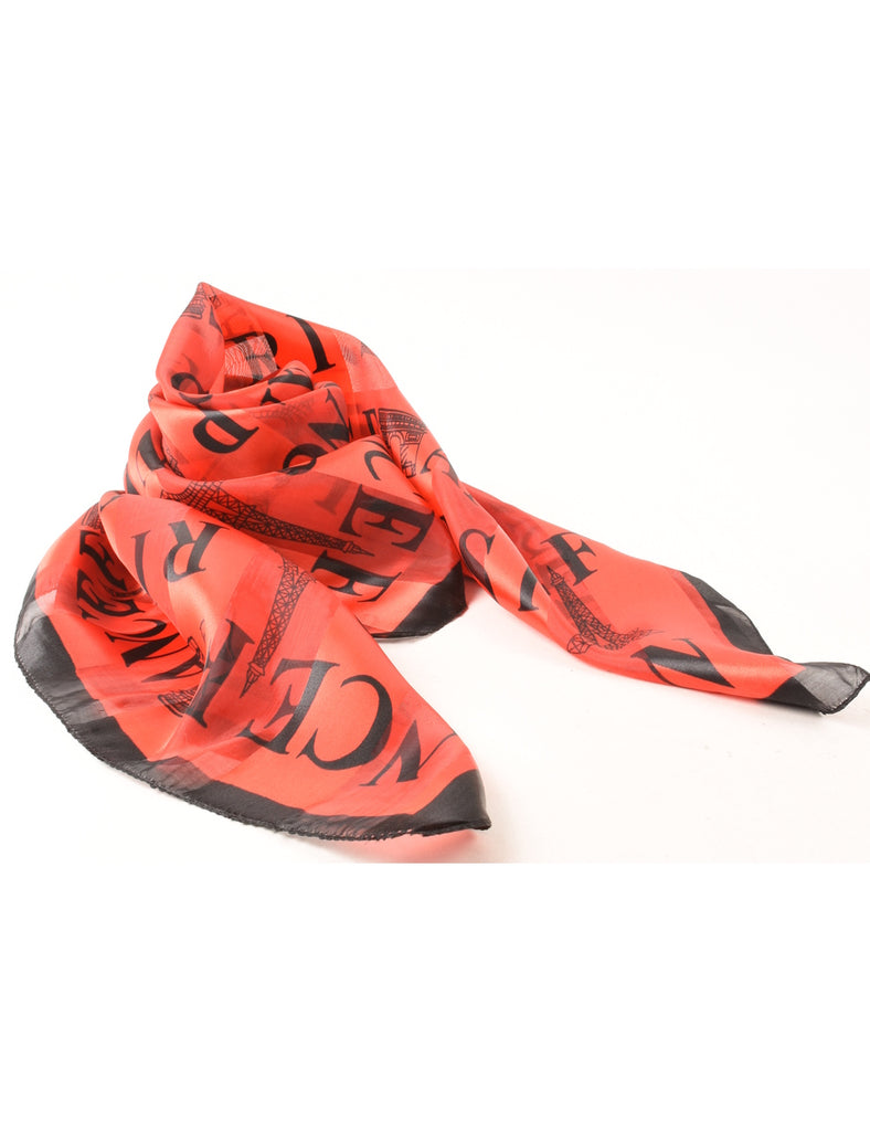 Novelty Print Scarf - M
