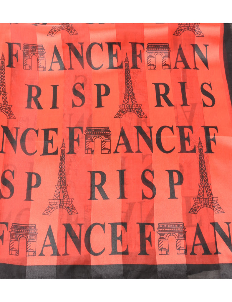 Novelty Print Scarf - M