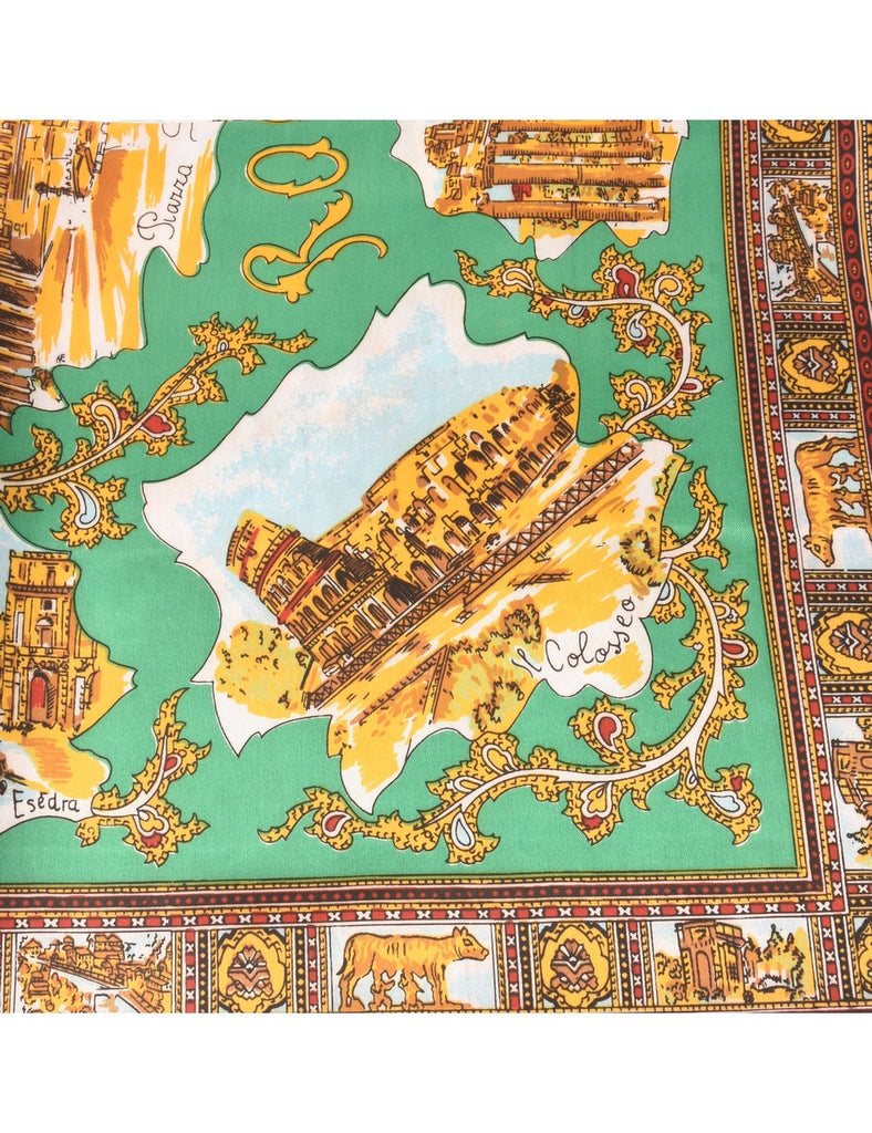 Novelty Print Scarf - M