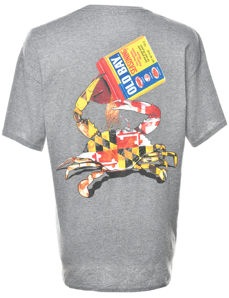Old Bay Seasoning Multi-Colour Printed T-shirt - XL