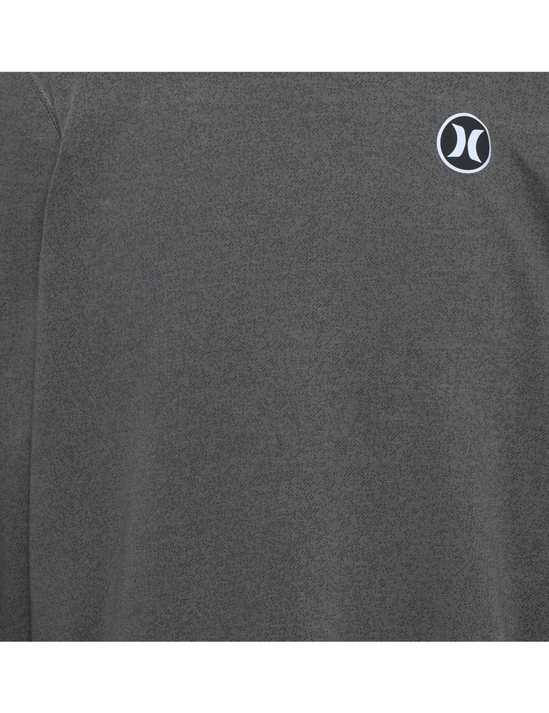 Olive Green Plain Sweatshirt - M