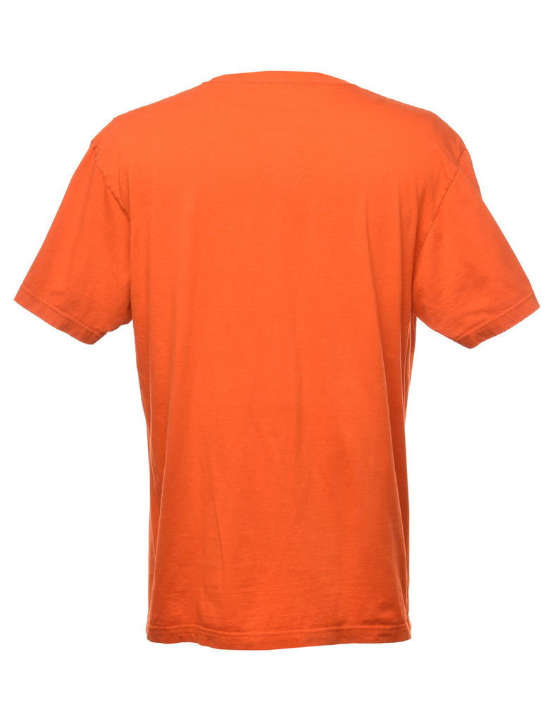 Orange Printed T-shirt - XL