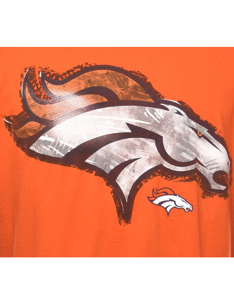 Orange Printed T-shirt - XL