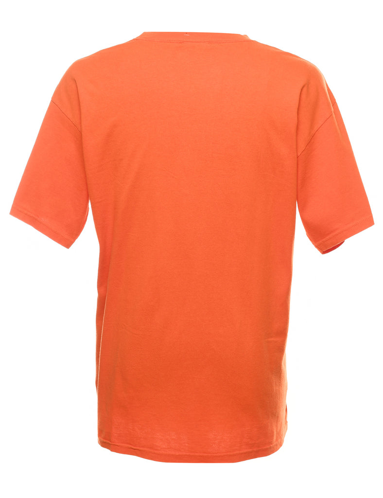 Orange Riviera Maya Orange Printed T-shirt - XL