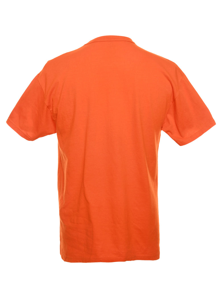 Orange Russell Athletic Boise State Broncos Sports T-shirt - M