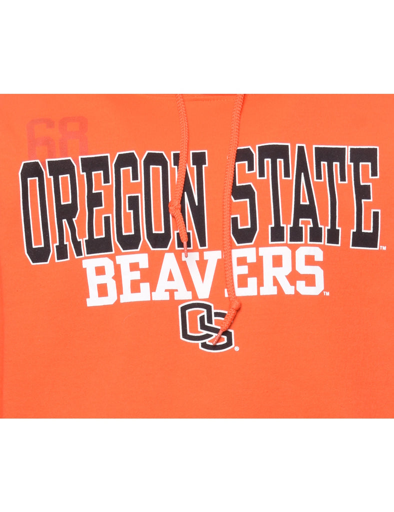 Oregon State Beavers Football Printed Hoodie - M