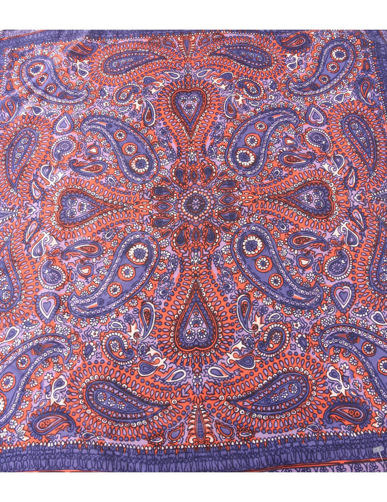Paisley Print Scarf - XS