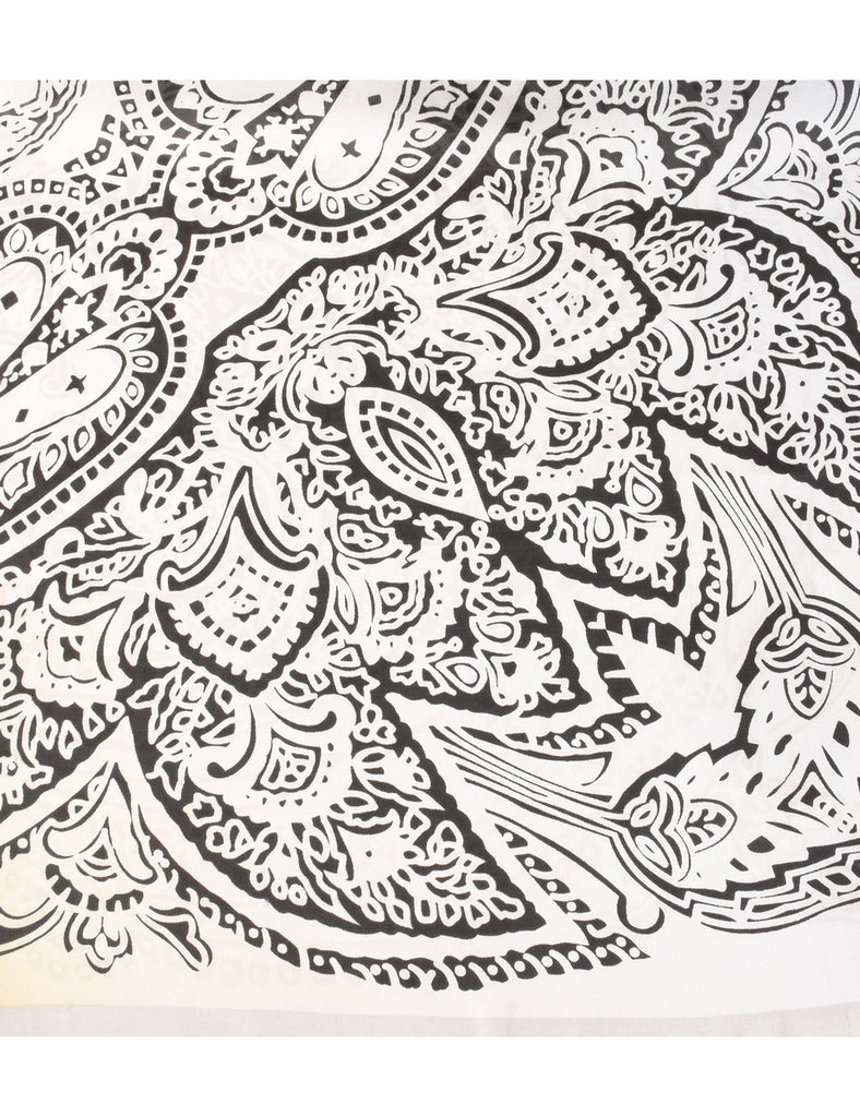 Paisley Print Scarf - M