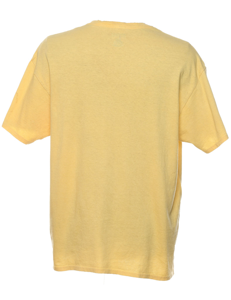 Pale Yellow Champion T-shirt - XL