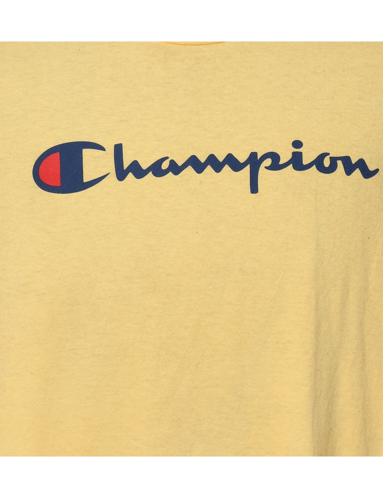 Pale Yellow Champion T-shirt - XL
