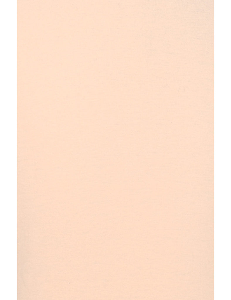 Pale Yellow Plain T-shirt - L