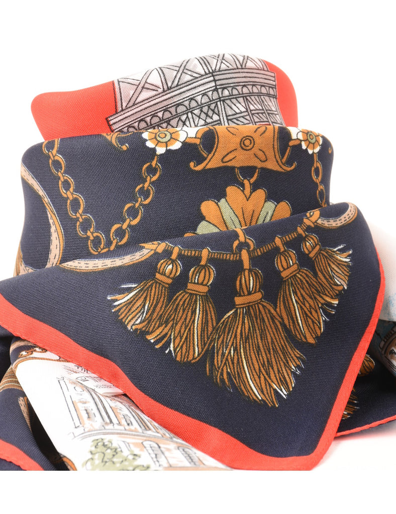 Paris Print Scarf - M