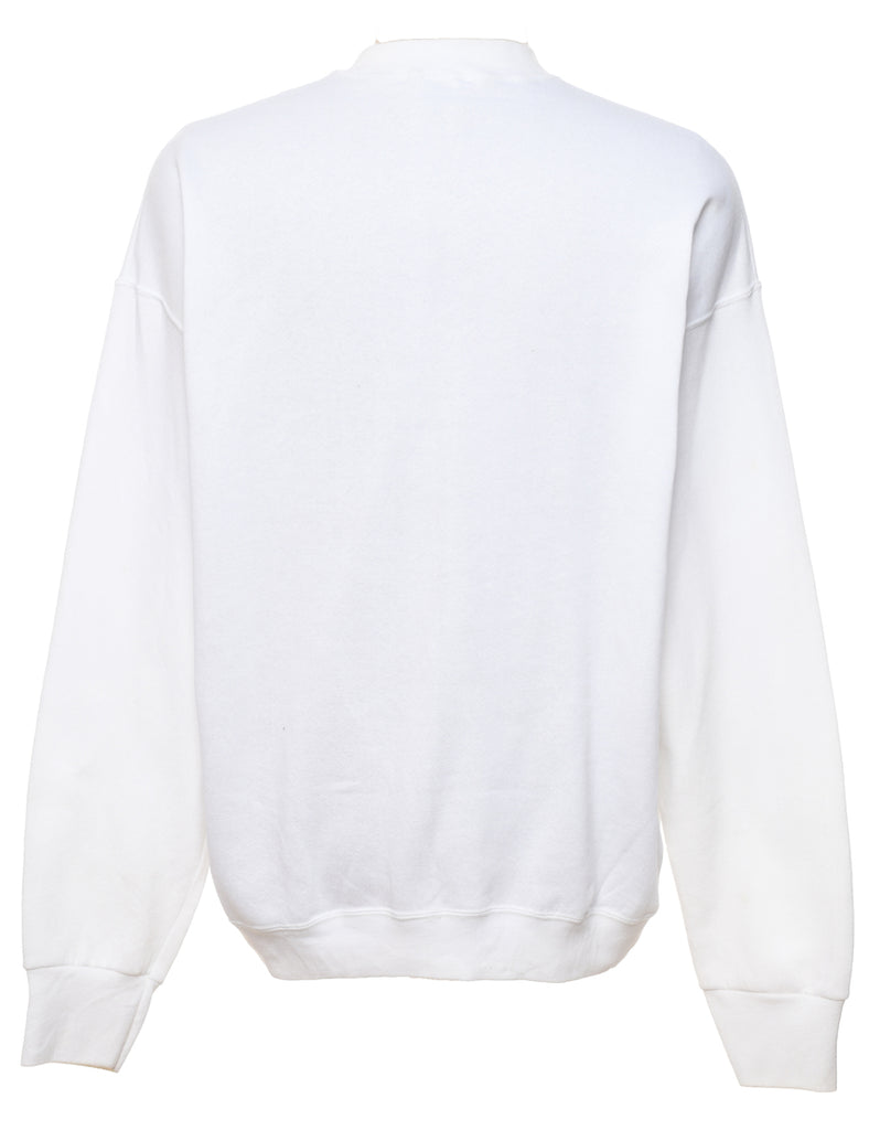 Patterned 1990s Sweatshirt - XL