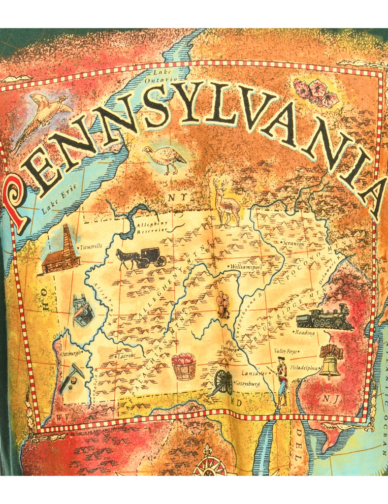 Pennsylyvania Printed T-shirt - M