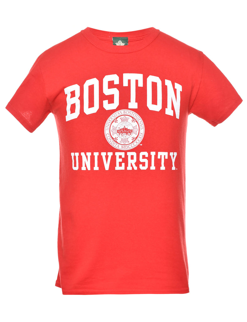 Petites Boston University Printed T-shirt - S