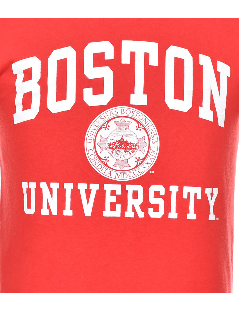 Petites Boston University Printed T-shirt - S