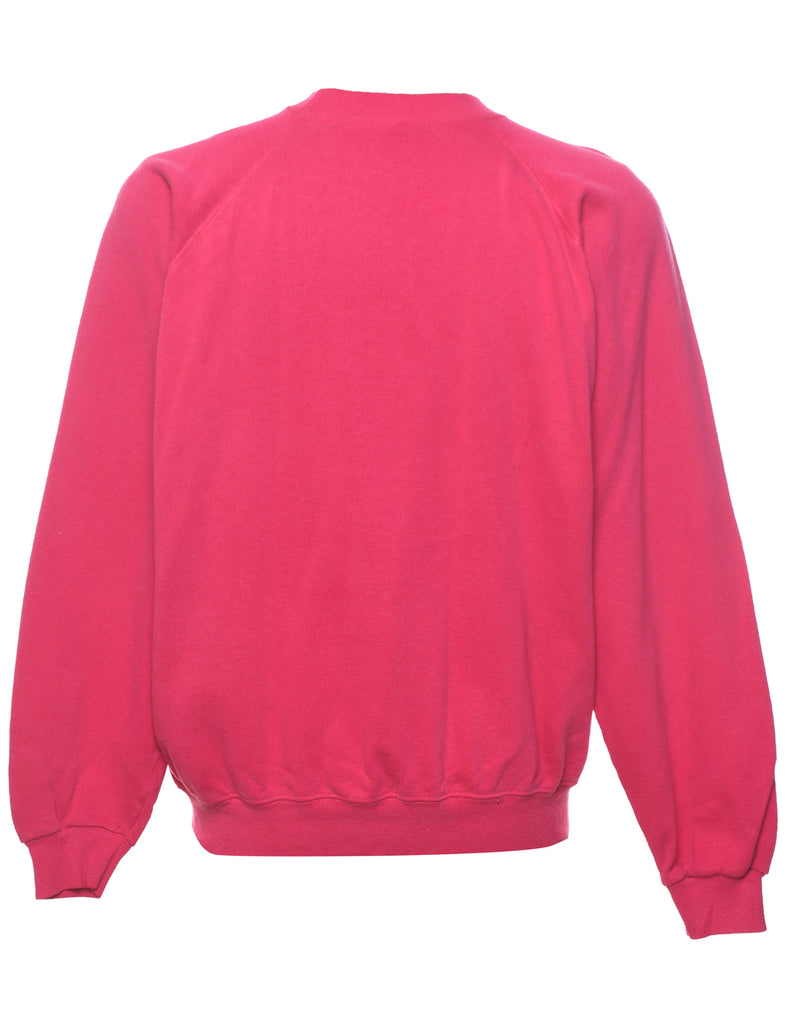 Pink North Tonawanda 1980s Sweatshirt - XL