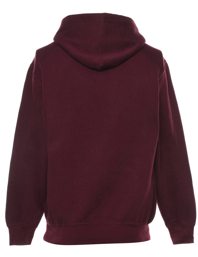 Plum Football Hoodie - S