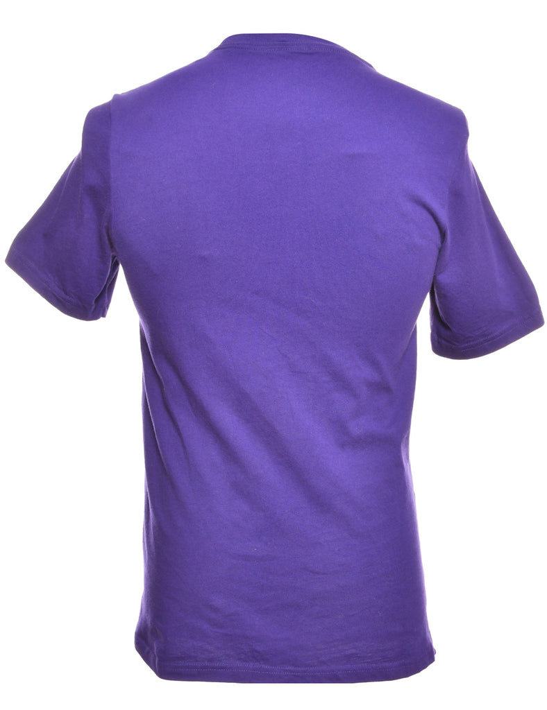 Purple Adidas Printed T-shirt - S