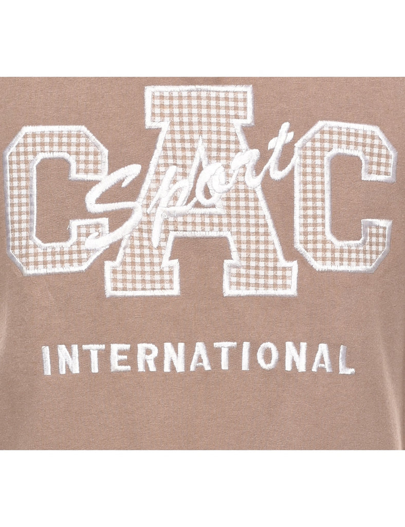 Quarter Zip CAC Embroidered Sweatshirt - S