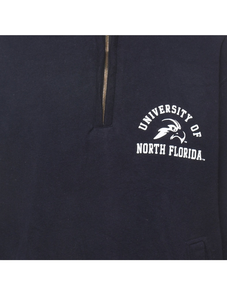 Quarter-Zip University Of North Florida Printed Sweatshirt - L