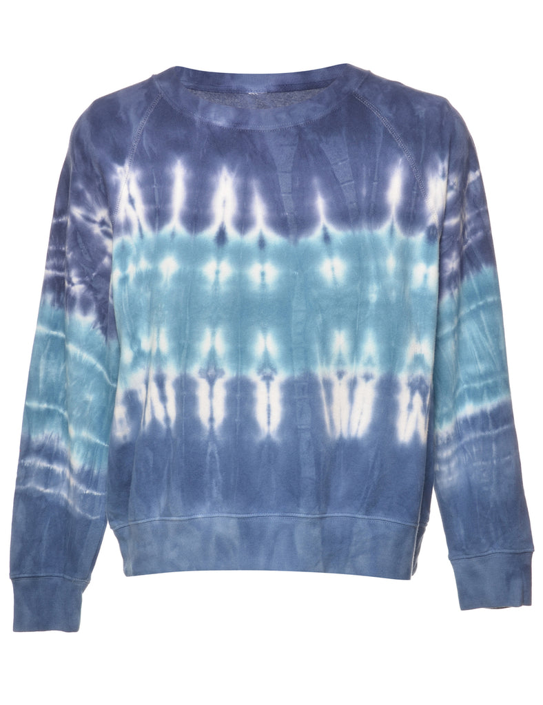 Raglan Sleeve Tie-Dye Sweatshirt - S