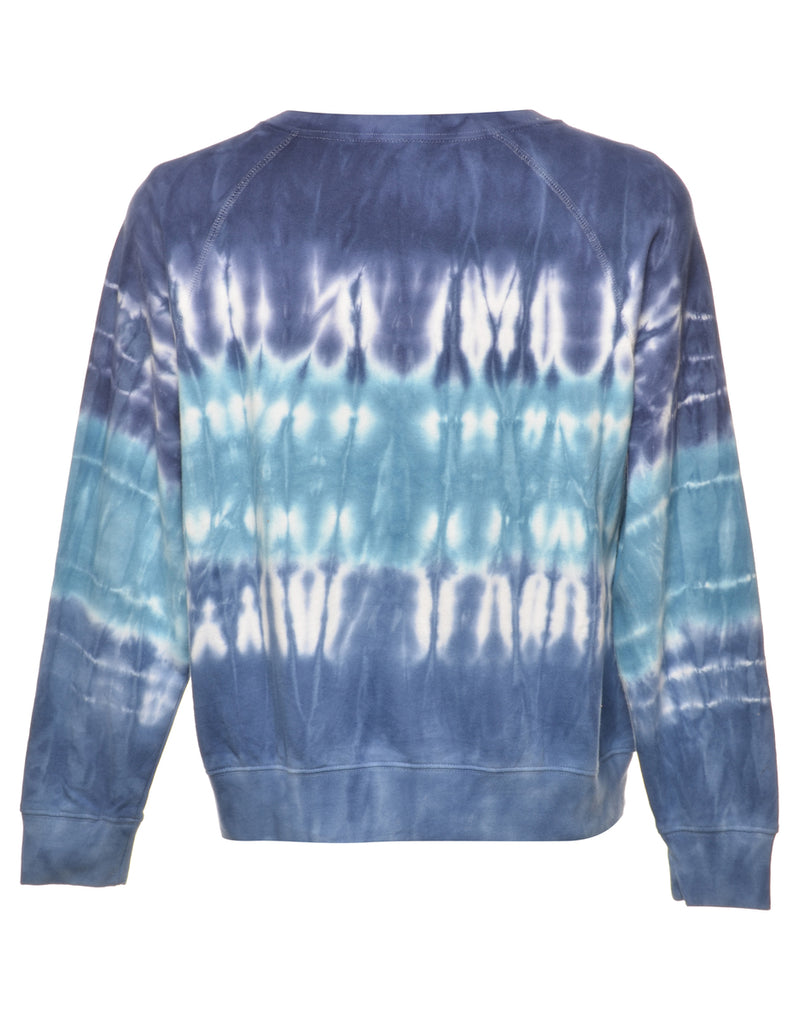 Raglan Sleeve Tie-Dye Sweatshirt - S