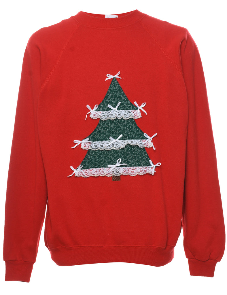 Red Christmas Sweatshirt - XL