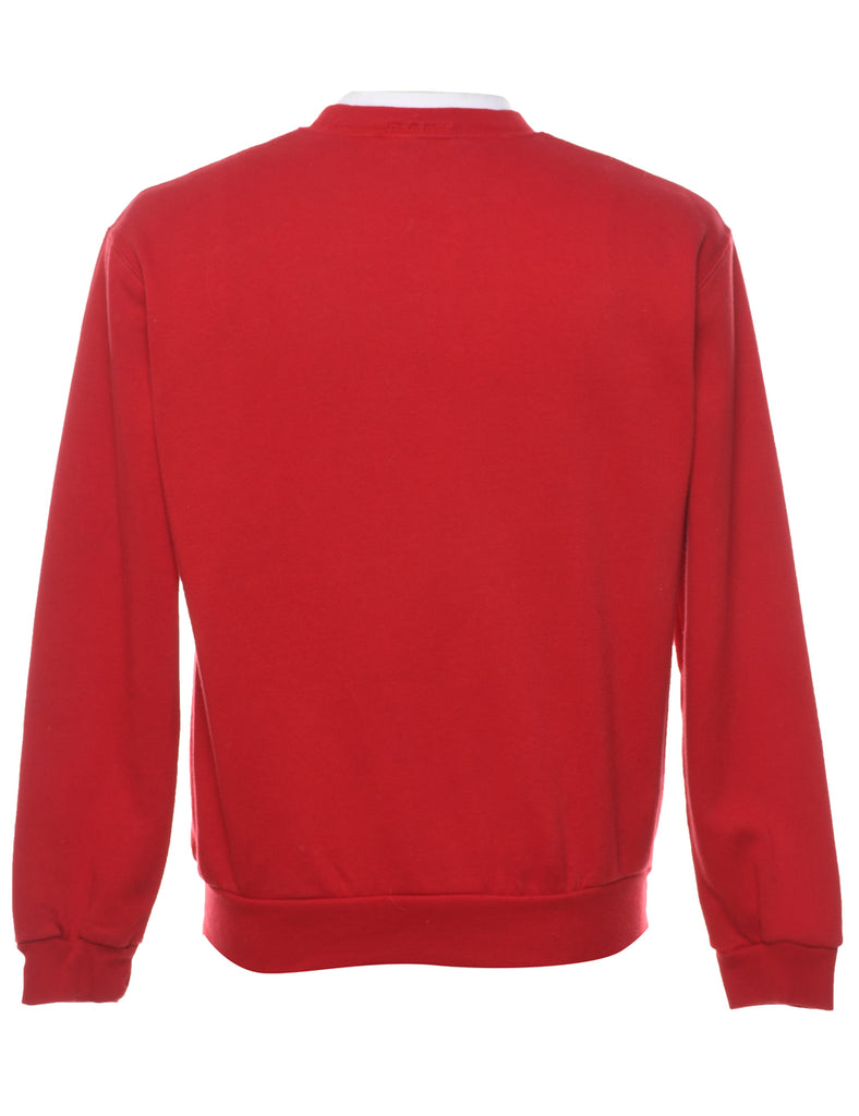 Red Christmas Sweatshirt - L