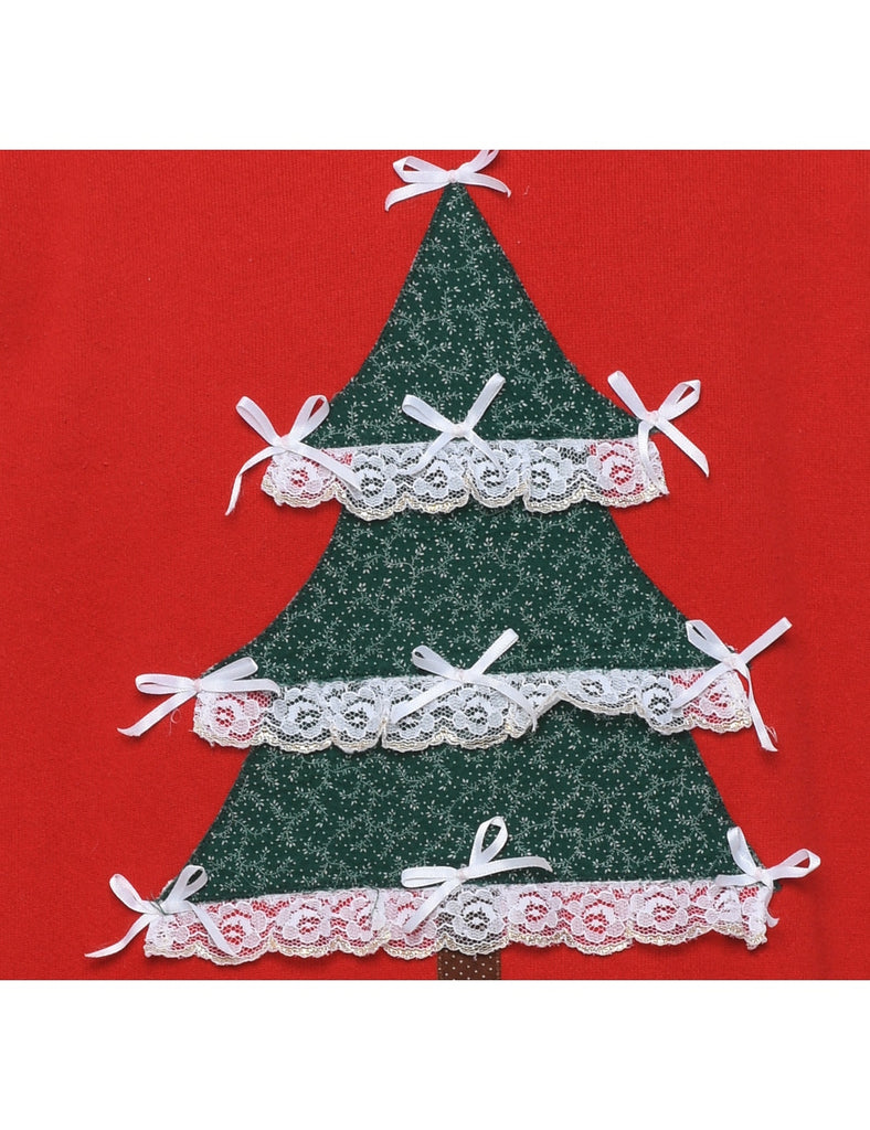 Red Christmas Sweatshirt - XL