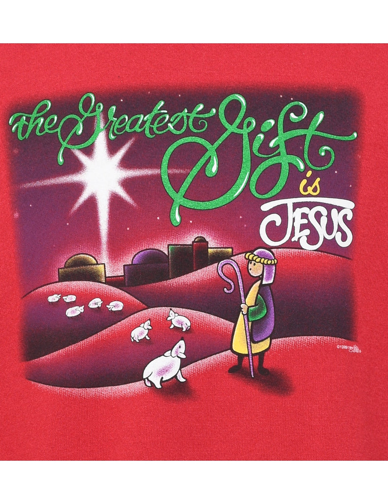 Red Christmas Sweatshirt - XL