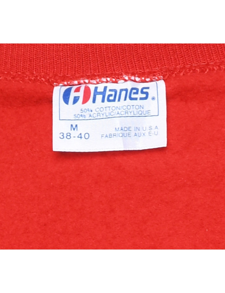 Red Christmas Sweatshirt - M