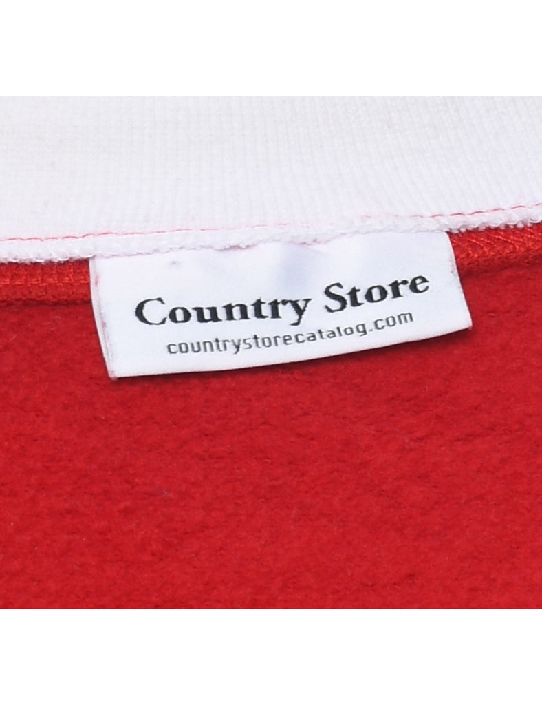 Red Christmas Sweatshirt - L