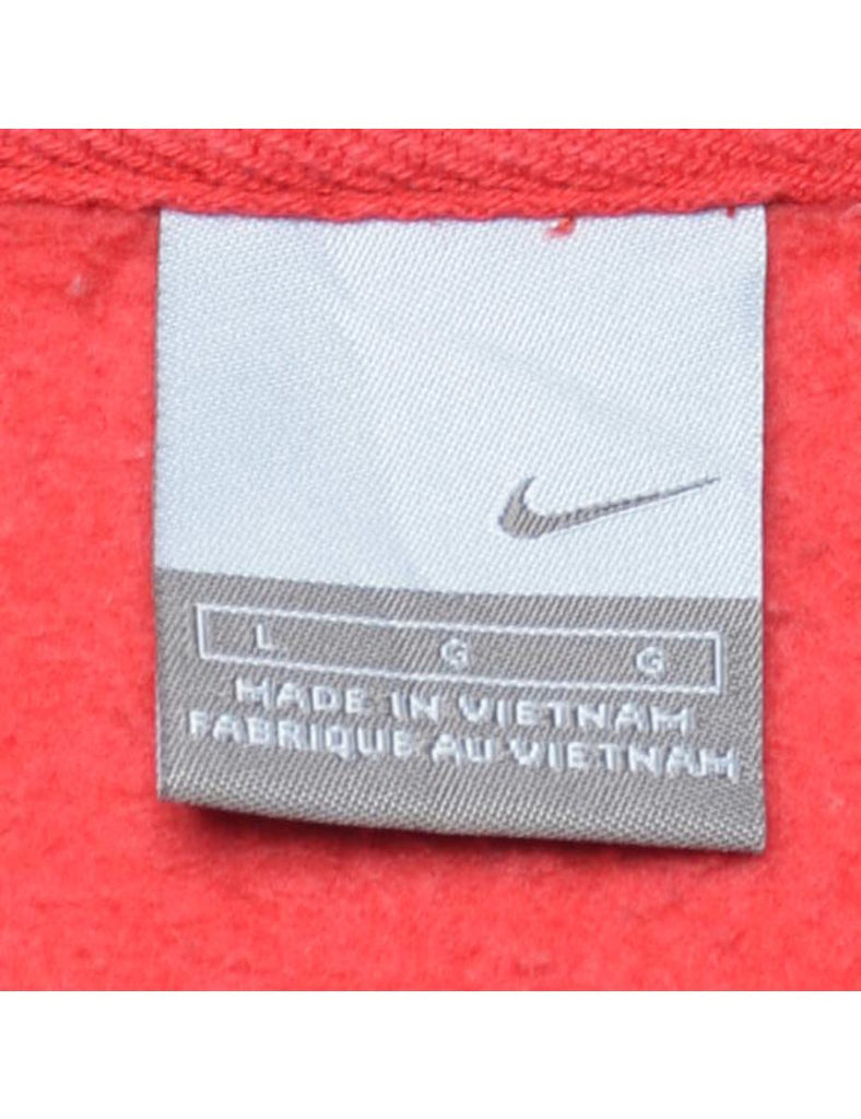 Red Nike-Air Is Not A Shoe Printed Sweatshirt - L