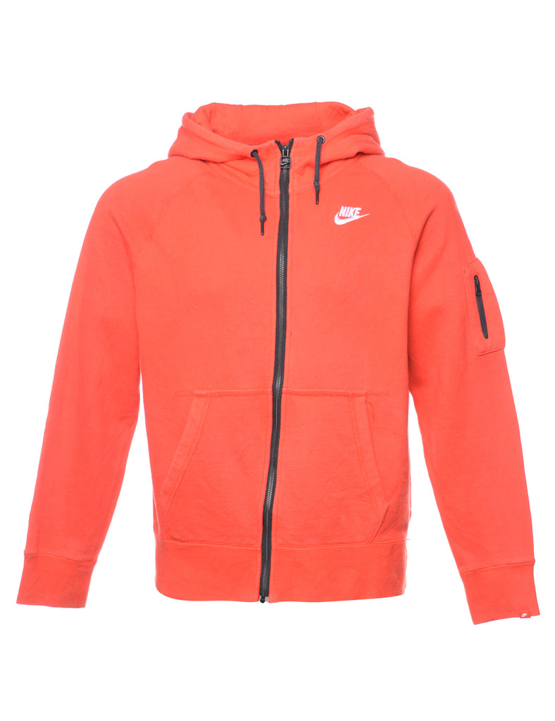 Red Nike Plain Sweatshirt - S