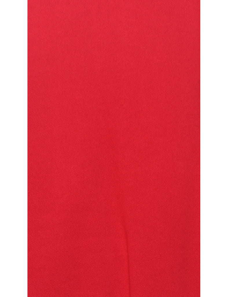 Red Plain Sweatshirt - L