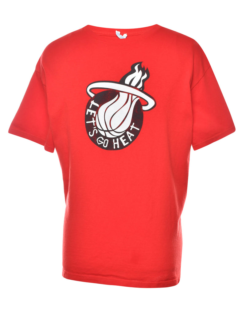 Red Printed T-shirt - XL