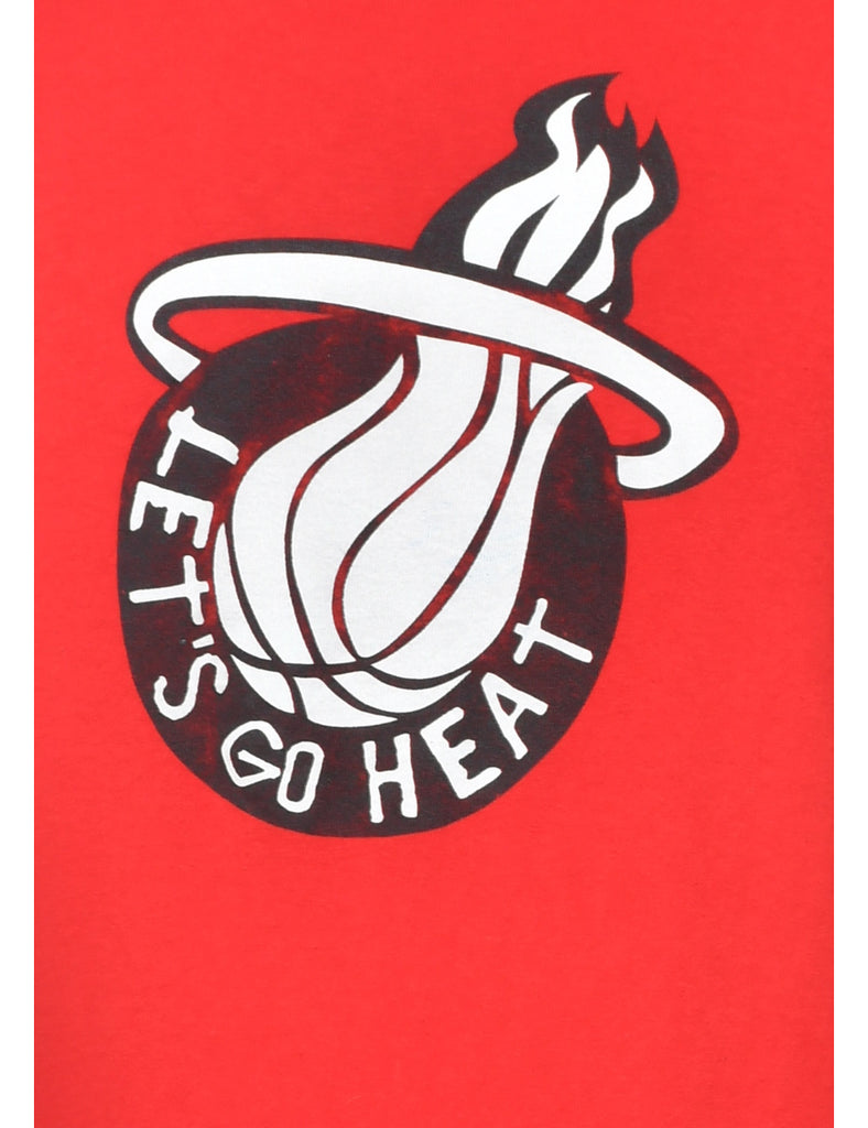 Red Printed T-shirt - XL