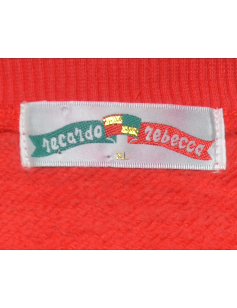 Red Rricardo Rebecca Sweatshirt - S