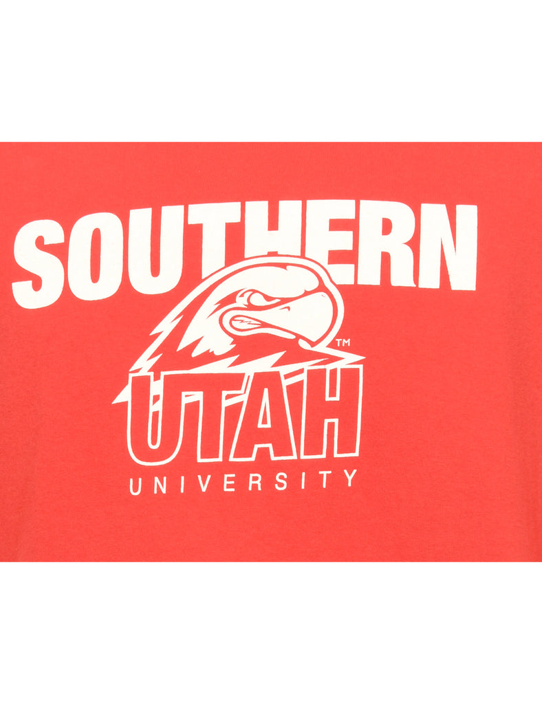 Red Southern UTAH Gildan Printed T-shirt - L