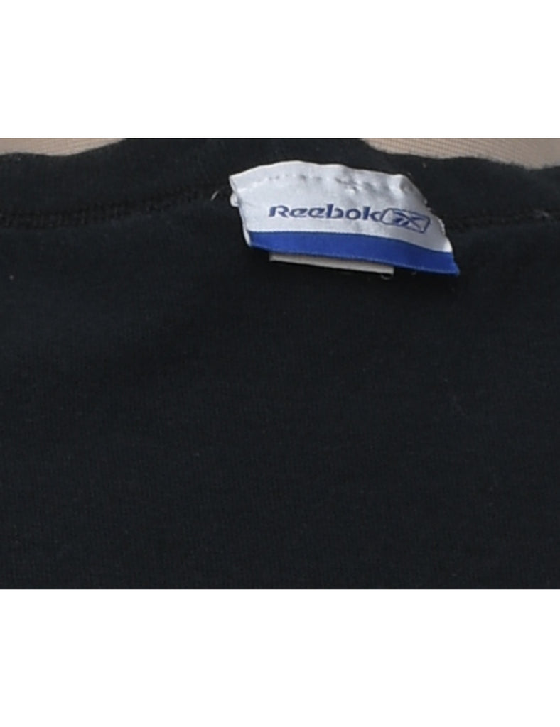 Reebok Black & Red Printed Vest - XL