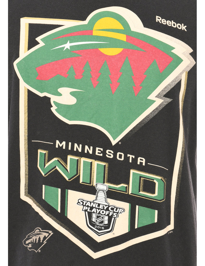Reebok NHL Printed Sports T-shirt - L