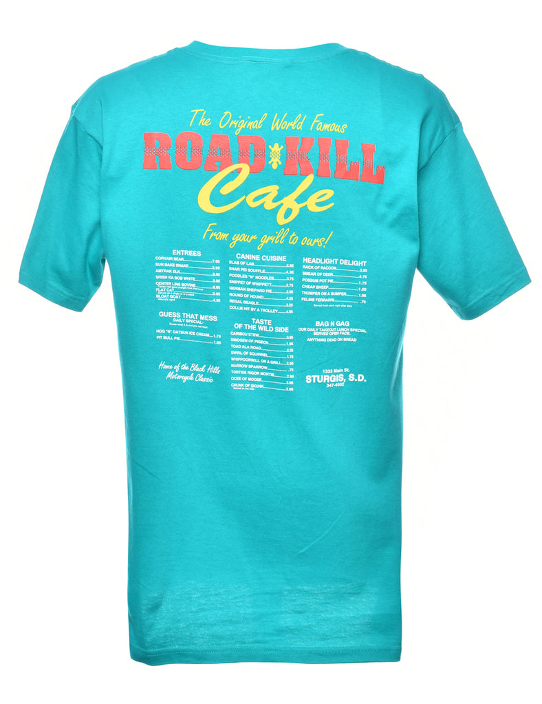 Road Kill Cafe Printed T-shirt - L