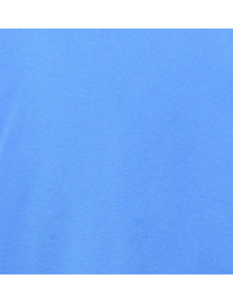 Russell Athletic Plain Blue Sweatshirt - L